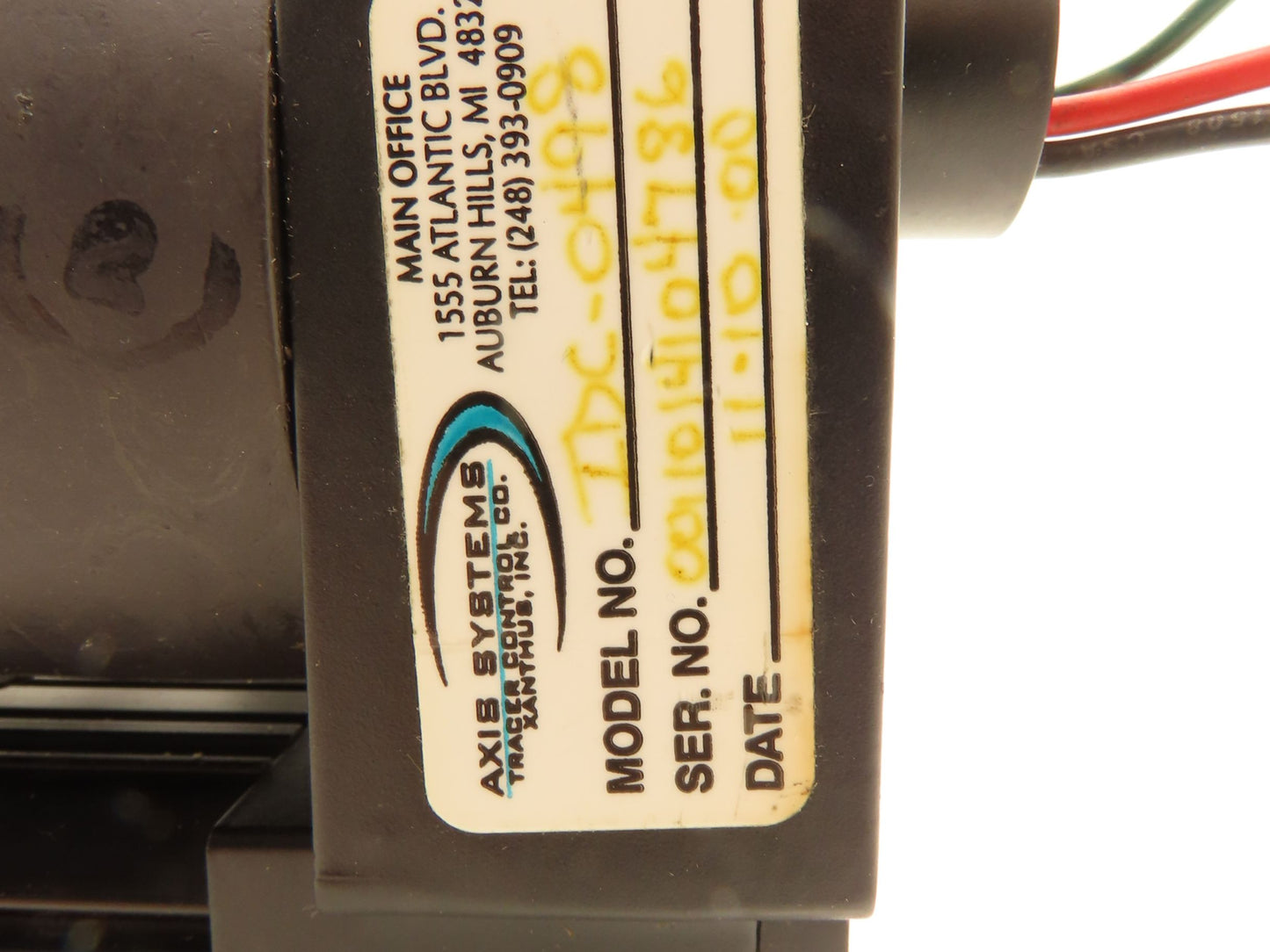 Industrial Devices NH315B4MF1MT1 Electric Cylinder Gear Driven 4" Stroke 160V