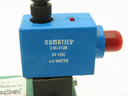 Numatics 122BB600R061D61 Pneumatic Directional Valve 5/2 Position 24VDC Coil