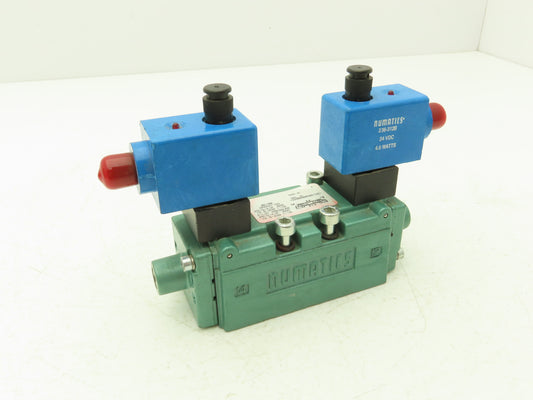 Numatics 122BB600R061D61 Pneumatic Directional Valve 5/2 Position 24VDC Coil