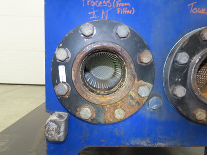 Mueller AT40 F20 Accu-Therm Plate Heat Exchanger 100PSI 150°F 4" NPT 150# Flange