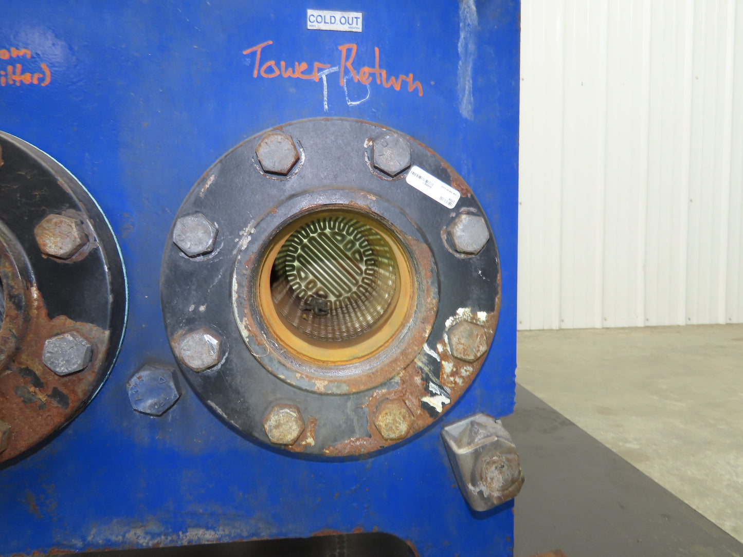 Mueller AT40 F20 Accu-Therm Plate Heat Exchanger 100PSI 150°F 4" NPT 150# Flange