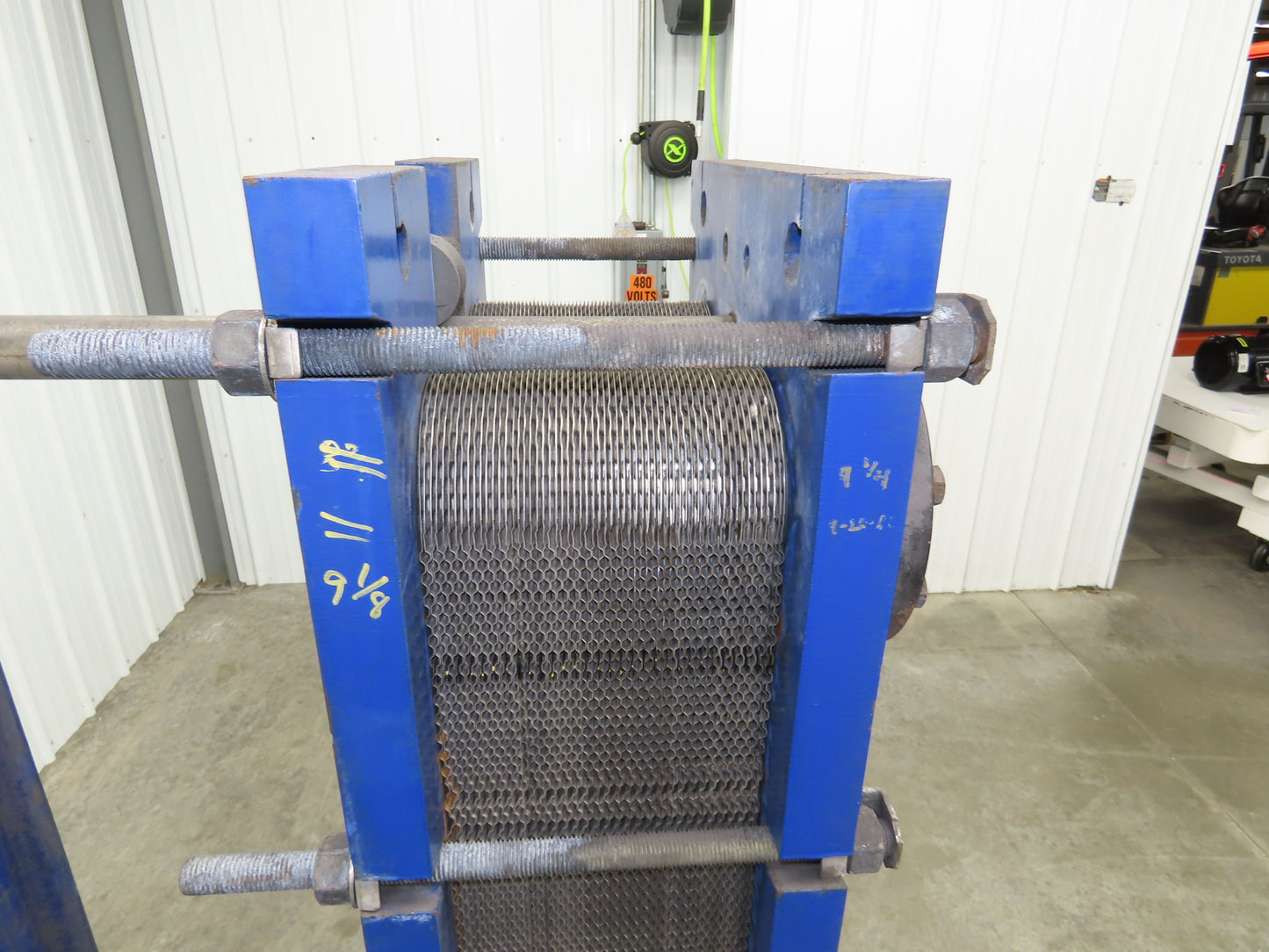 Mueller AT40 F20 Accu-Therm Plate Heat Exchanger 100PSI 150°F 4" NPT 150# Flange