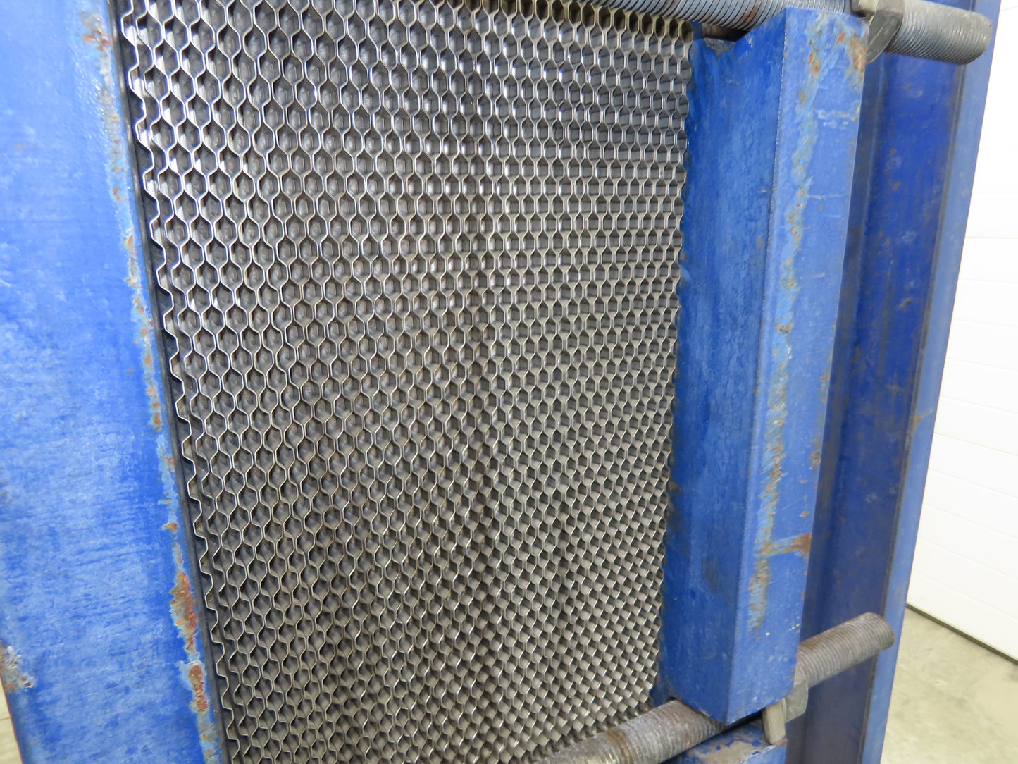 Mueller AT40 F20 Accu-Therm Plate Heat Exchanger 100PSI 150°F 4" NPT 150# Flange