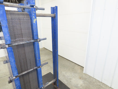 Mueller AT40 F20 Accu-Therm Plate Heat Exchanger 100PSI 150°F 4" NPT 150# Flange