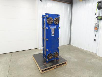 Mueller AT40 F20 Accu-Therm Plate Heat Exchanger 100PSI 150°F 4" NPT 150# Flange