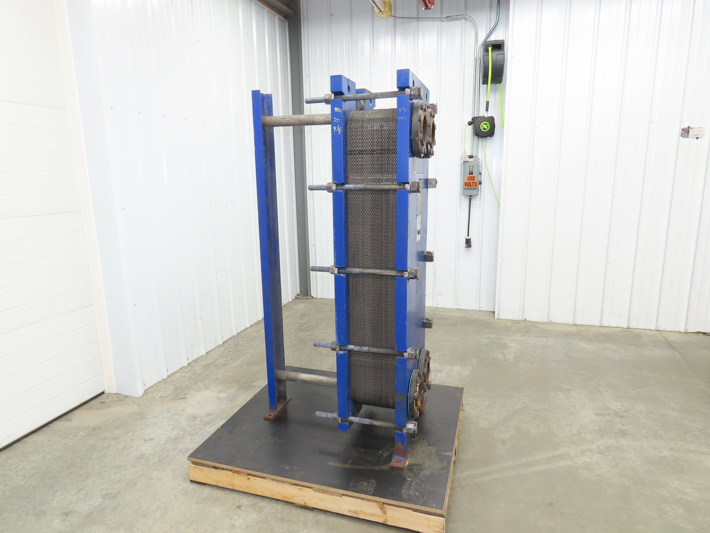 Mueller AT40 F20 Accu-Therm Plate Heat Exchanger 100PSI 150°F 4" NPT 150# Flange