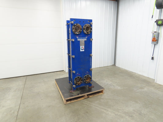 Mueller AT40 F20 Accu-Therm Plate Heat Exchanger 100PSI 150°F 4" NPT 150# Flange