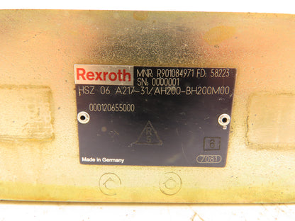 Rexroth HSZ 06 A217-31/AH200-BH200M00 Hydraulic Pressure Reducing Valve