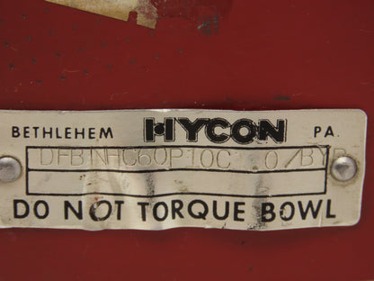 Hydac DFBNHC60P10C1.0/BYP Hydraulic Pressure Filter 1/2" NPT