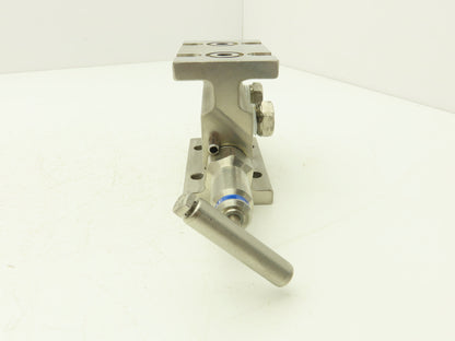 PGI M3-685SDT-W9 2 Valve Block Manifold Assy Straight Style 6000PSI Max 316SS