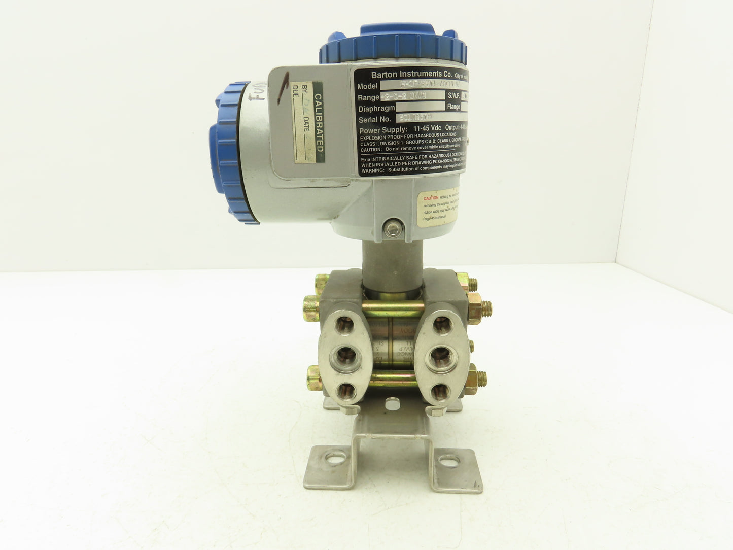 Barton Instruments FHCF-33V4-ADCYY-AA Pressure Transmitter -2-0-2 IN WC 11-45VDC