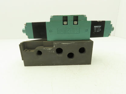Numatics 135SS63BK Solenoid Pilot Valve W/Manifold 150PSIG 120VAC 50/60Hz