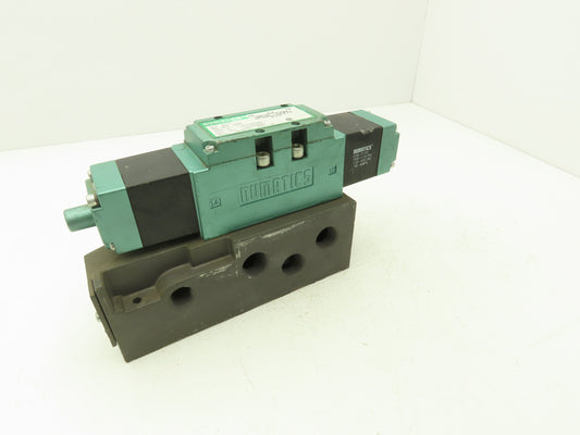Numatics 135SS63BK Solenoid Pilot Valve W/Manifold 150PSIG 120VAC 50/60Hz