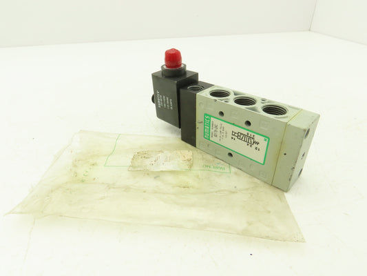 Numatics 92178-2AC Solenoid Valve 120VAC .05A 14.5-120PSIG 5-3/8"NPT 1-1/4"NPT