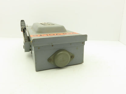 Square D H223NRB Safety Disconnect Switch 100 Amp 240 VAC 250VDC 2 Pole NEMA 3R