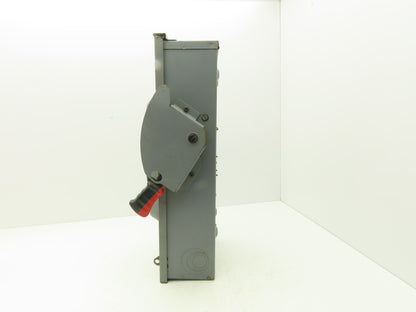 Square D H223NRB Safety Disconnect Switch 100 Amp 240 VAC 250VDC 2 Pole NEMA 3R