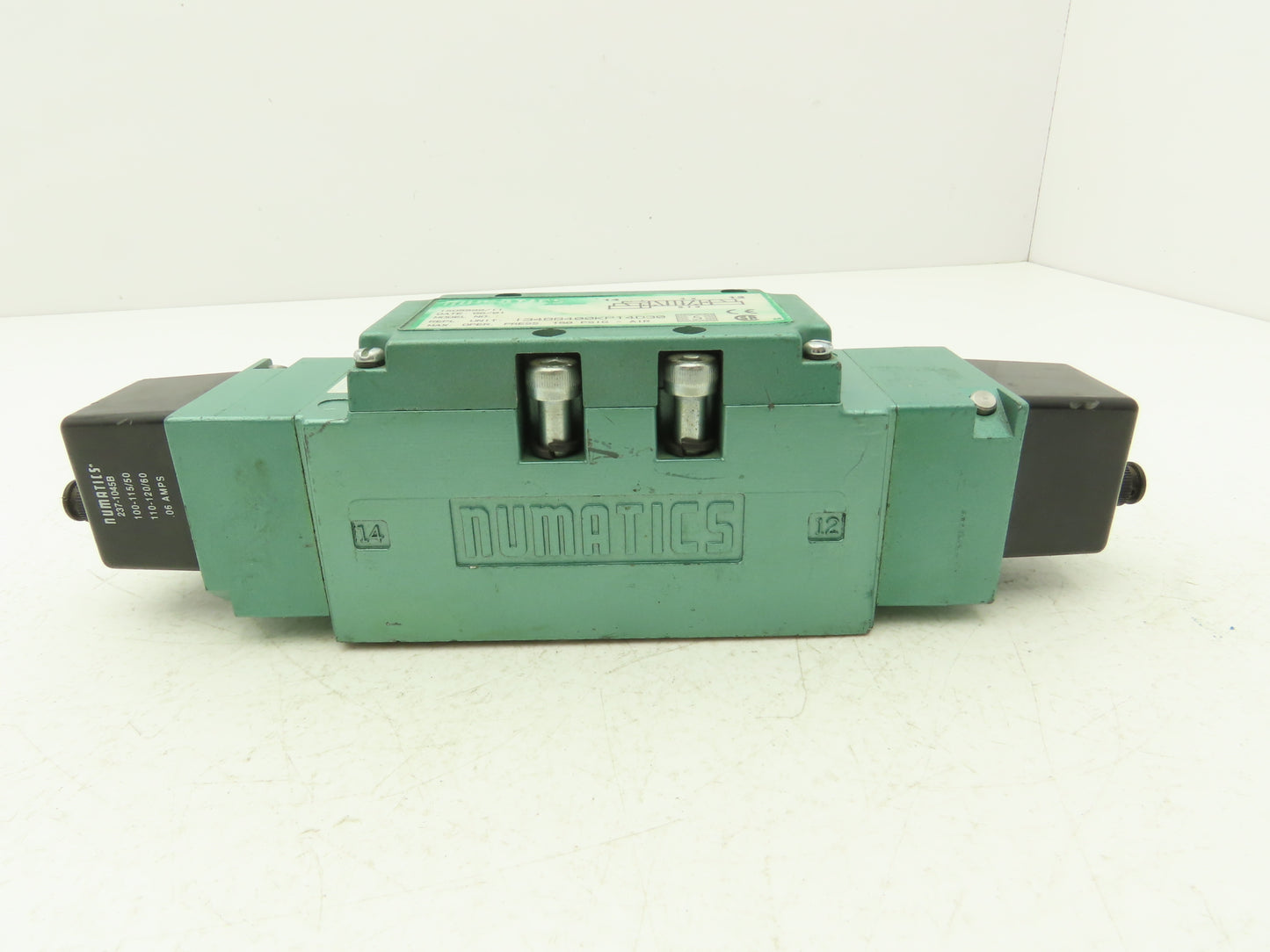Numatics 134BB400KP14D30 Pneumatic Air Solenoid Valve 150PSI 110-120VAC