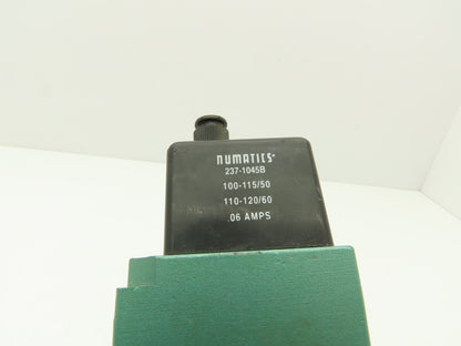 Numatics 134BB400KP14D30 Pneumatic Air Solenoid Valve 150PSI 110-120VAC