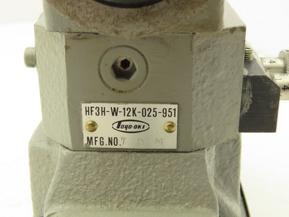 Toyooki Kogyo HLD3-CS2-G1-04A-LYD2 Hydraulic Solenoid Brake/Deceleration Valve