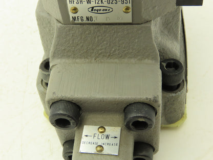 Toyooki Kogyo HLD3-CS2-G1-04A-LYD2 Hydraulic Solenoid Brake/Deceleration Valve