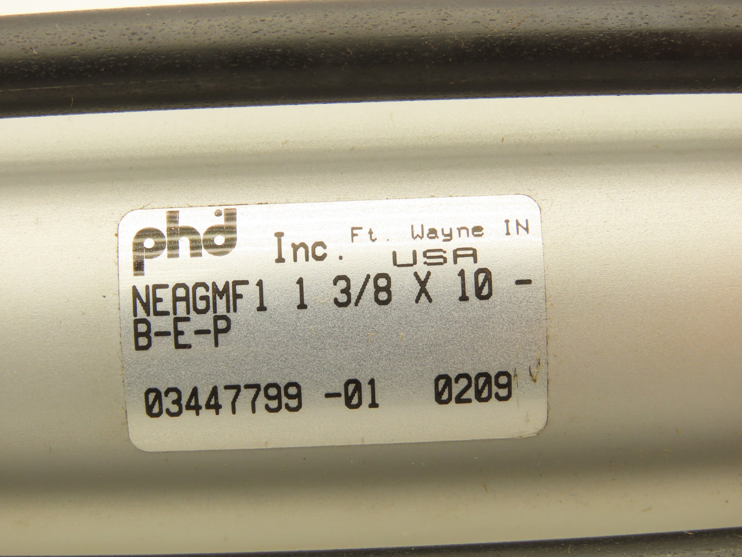 PHD Pneumatic Air Cylinder 1-3/8" Bore 10" Stroke Non-Rotating Rod