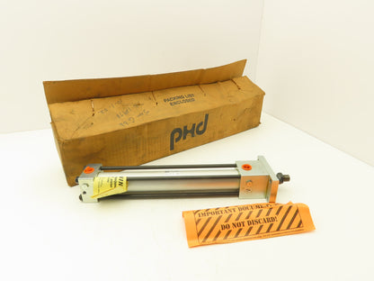 PHD Pneumatic Air Cylinder 1-3/8" Bore 10" Stroke Non-Rotating Rod