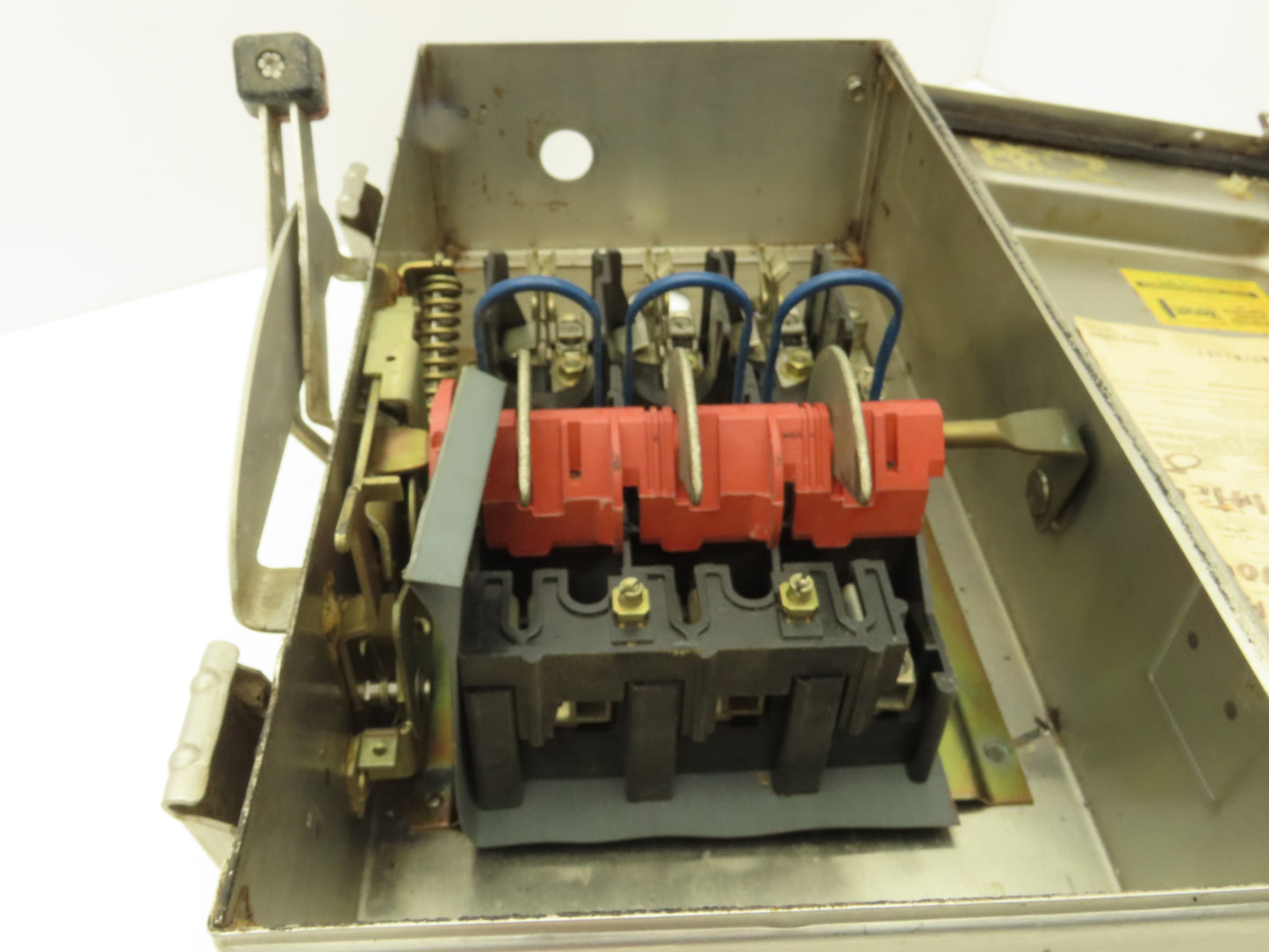 Square D H323-NDS Safety Disconnect Switch 100 Amp 240V 3Pole Stainless 3R Fused