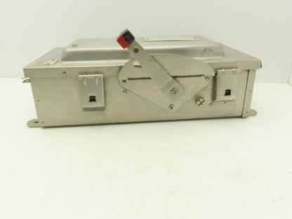 Square D H323-NDS Safety Disconnect Switch 100 Amp 240V 3Pole Stainless 3R Fused