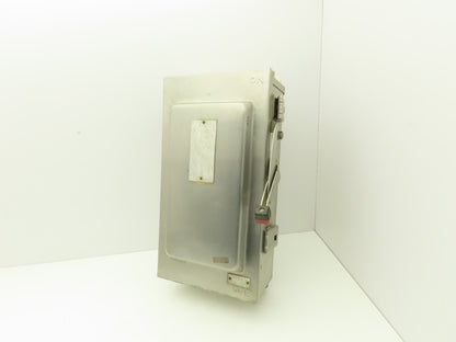 Square D H323-NDS Safety Disconnect Switch 100 Amp 240V 3Pole Stainless 3R Fused