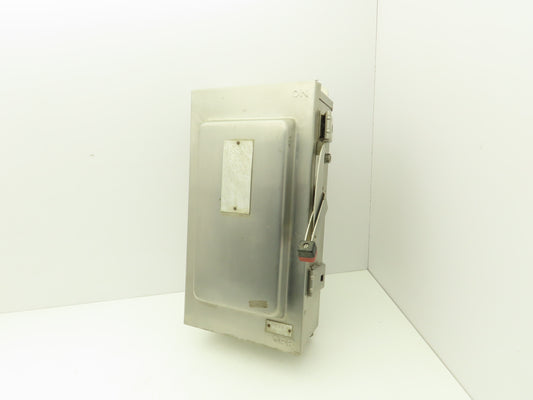 Square D H323-NDS Safety Disconnect Switch 100 Amp 240V 3Pole Stainless 3R Fused