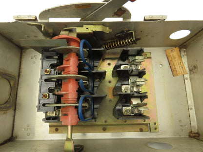 Square D H323-NDS Safety Disconnect Switch 100 Amp 240V 3Pole Stainless 3R Fused