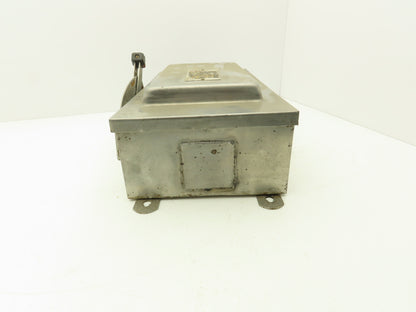 Square D H323-NDS Safety Disconnect Switch 100 Amp 240V 3Pole Stainless 3R Fused