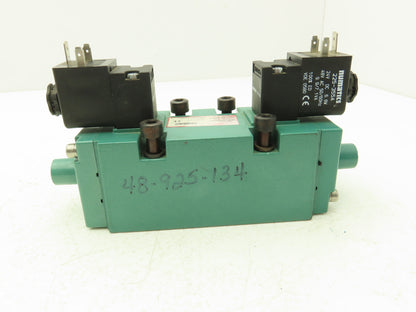 Numatics 134BB5004T12B61 Pneumatic Solenoid Valve 14.5-232 PSIG 24VDC