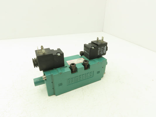 Numatics 134BB5004T12B61 Pneumatic Solenoid Valve 14.5-232 PSIG 24VDC