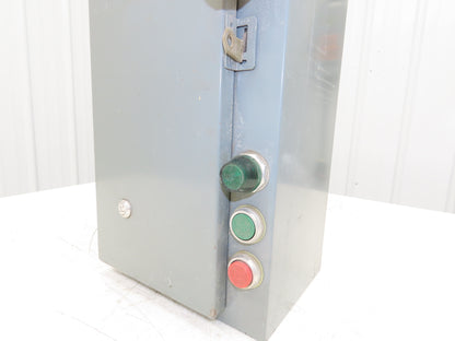 Allen Bradley 512-BACD-24 Combination Motor Starter Enclosure 509-B0D 10 Hp 120v