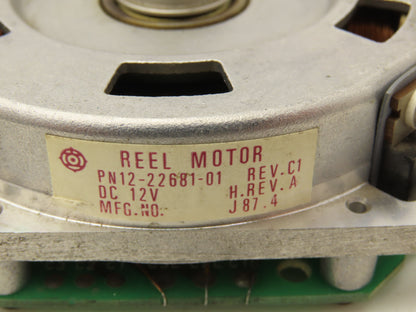 12-22681 Reel Stepper Motor 12V DC Rev C1 Lot of 2