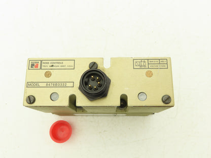 Ross Controls 8476B3332 Solenoid Valve 115VAC 60Hz 2-10 Bar