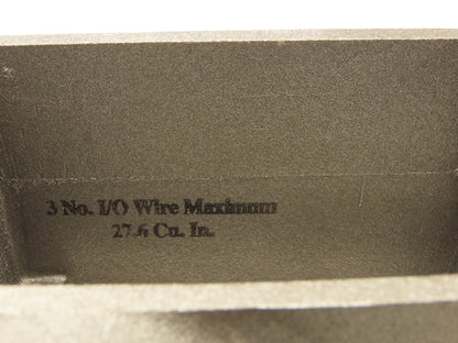 Kondu LD-6 Ridgid 1-1/2" Right Angle Conduit Outlet Box Lot of 4
