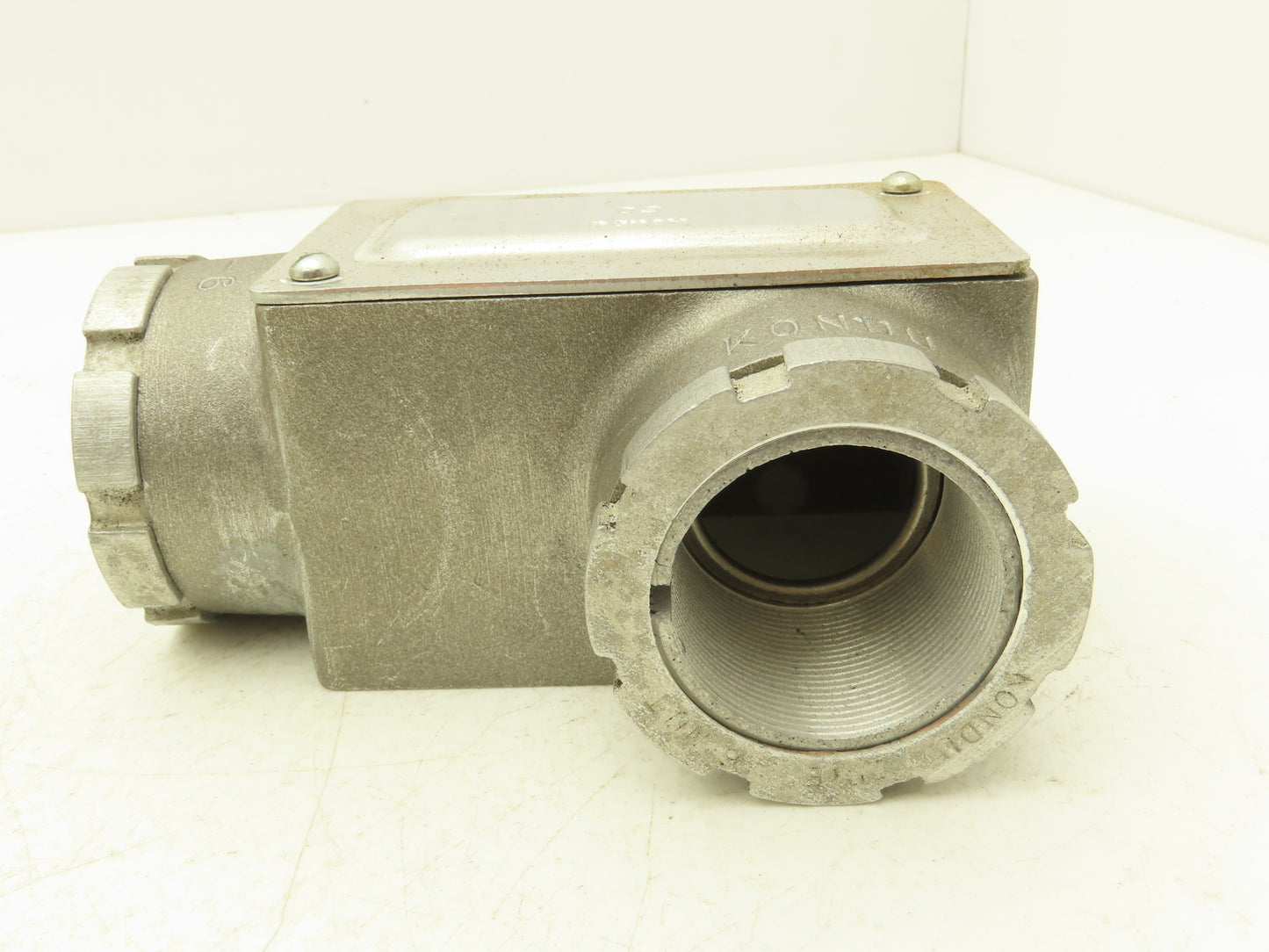 Kondu LD-6 Ridgid 1-1/2" Right Angle Conduit Outlet Box Lot of 4