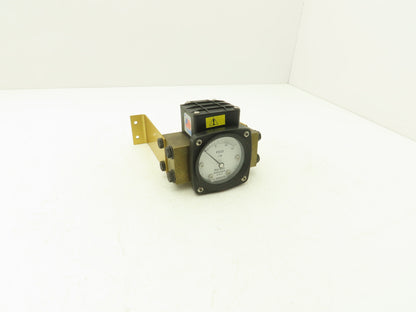 Midwest Instrument 141BA-00-W Diaphragm Type Differential Pressure Gauge Brass