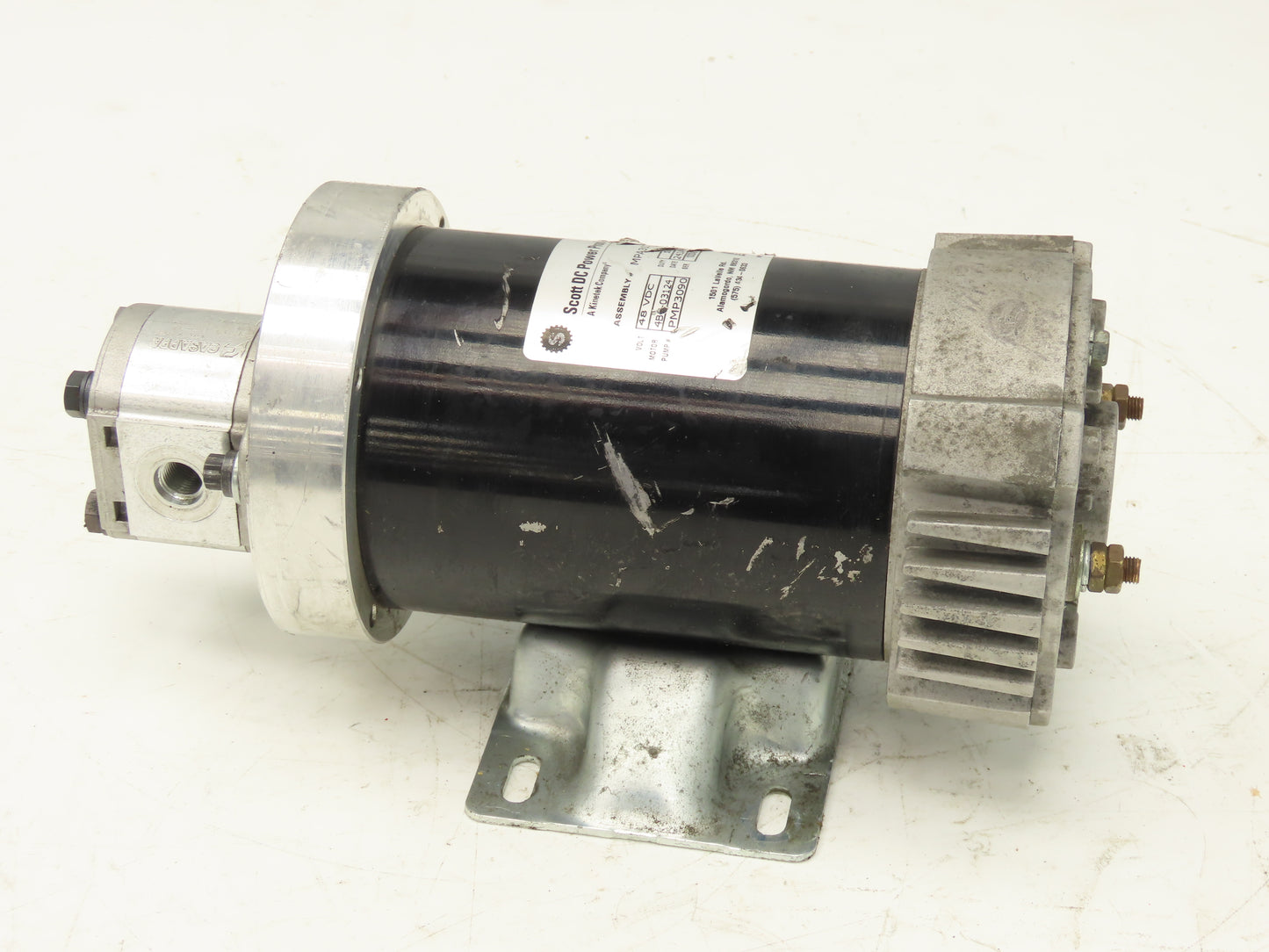 Scott DC Power Products MPA3125 Hydraulic Pump & Motor 1Hp 1800rpm 48VDC
