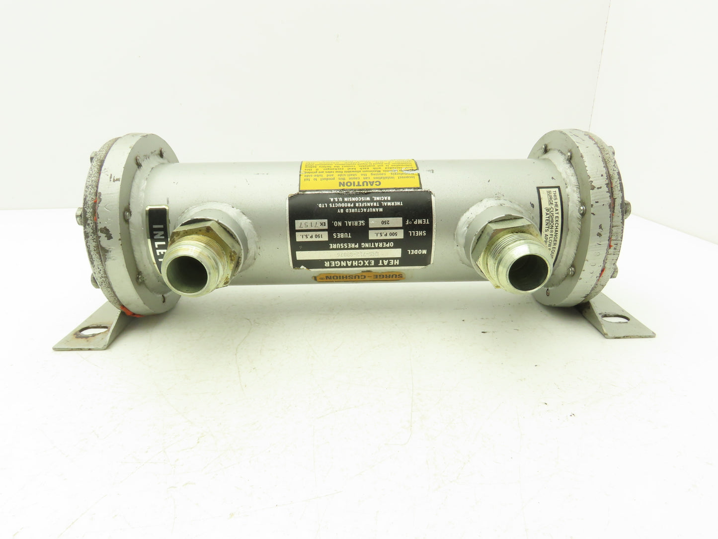 Thermal Transfer EKS-712-80876 Oil Cooler Shell & Tube Heat Exchanger 2-Pass
