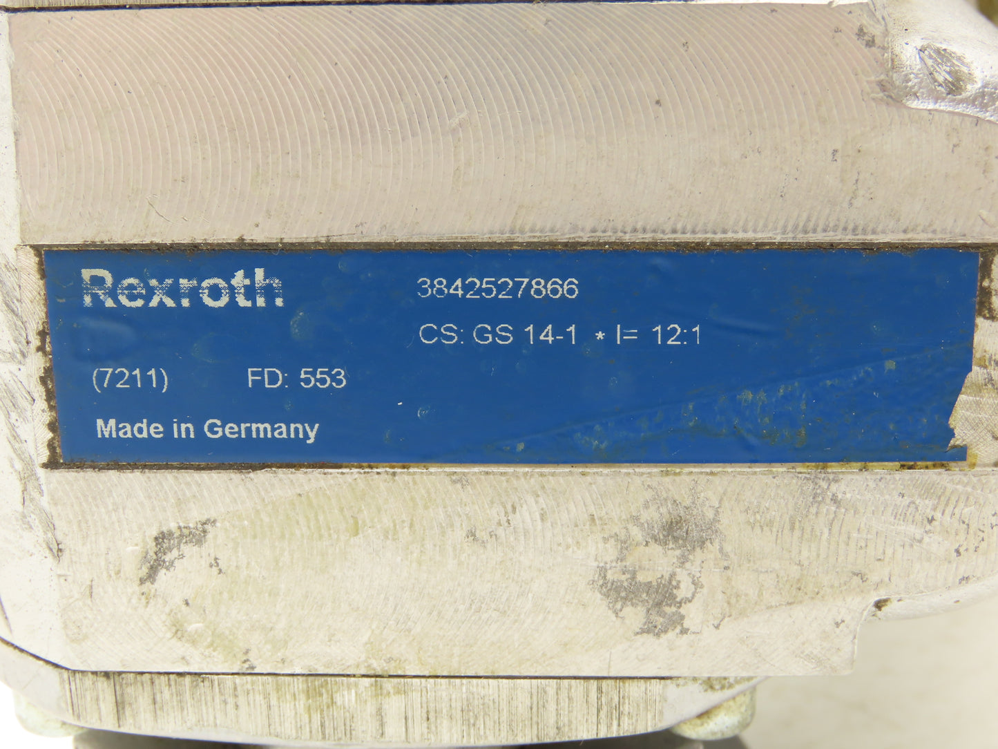 Rexroth 3842527866 Gearmotor Speed Reducer 141rpm 0.29kW 12:1 Ratio 230/460V 3Ph