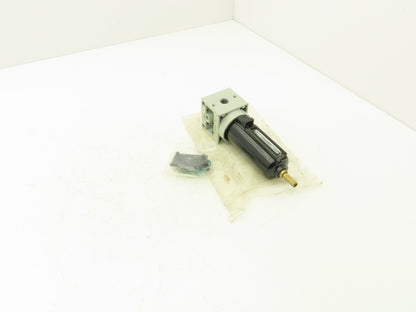 Numatics F22A-02AM Pneumatic Air Filter 40 Micron Sight Glass 200PSI Max 1/4"NPT