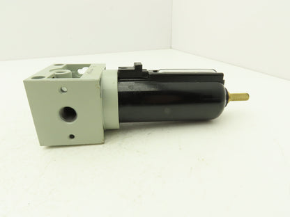 Numatics F22A-02AM Pneumatic Air Filter 40 Micron Sight Glass 200PSI Max 1/4"NPT