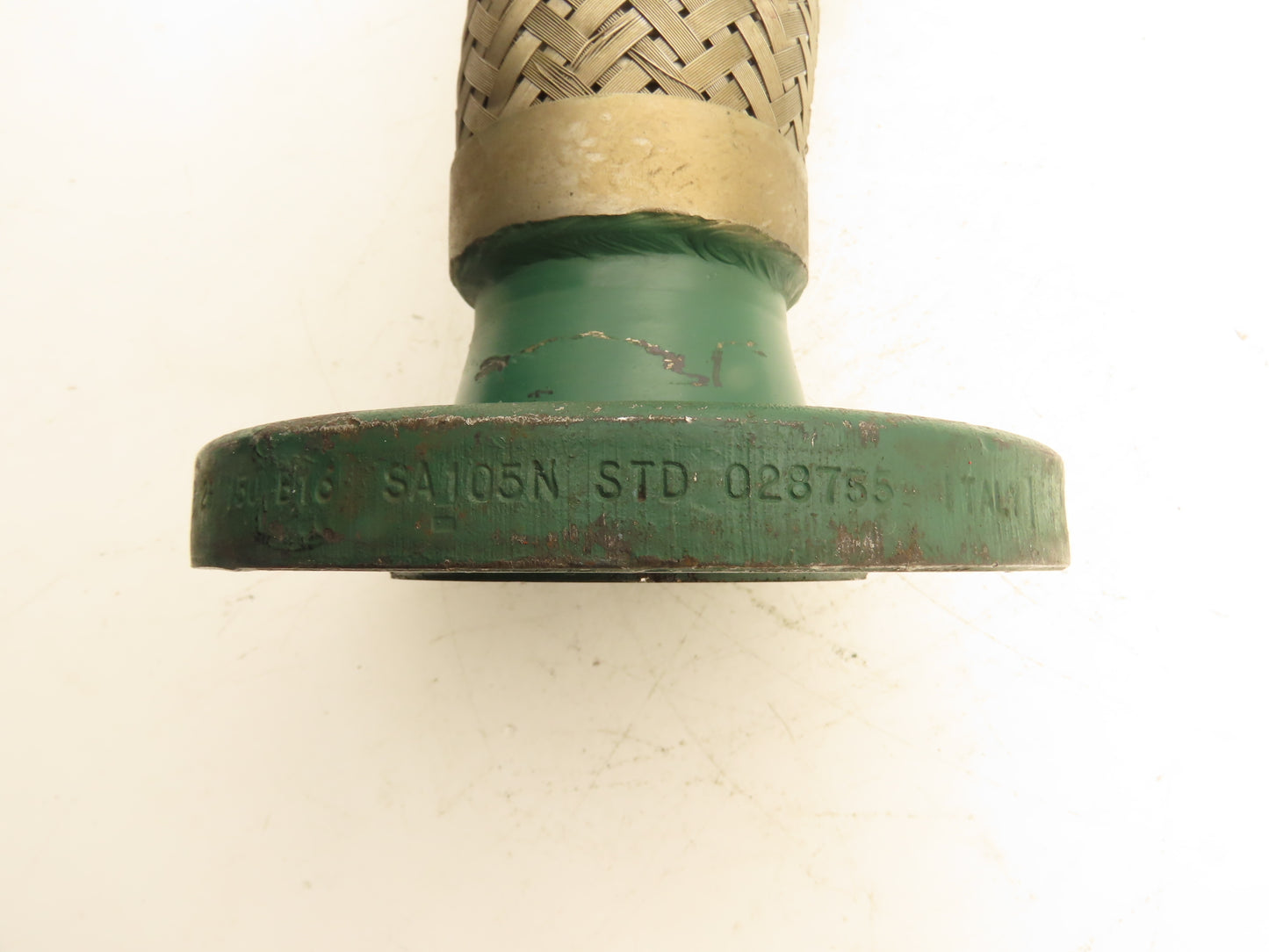 2.5"x 12" Steel Flanged Stainless Braided Flex Hose Pipe Expansion Joint 4-Bolt