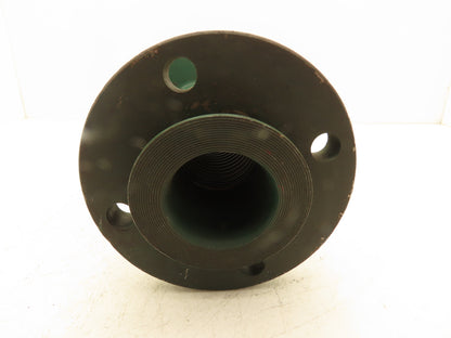 2.5"x 12" Steel Flanged Stainless Braided Flex Hose Pipe Expansion Joint 4-Bolt