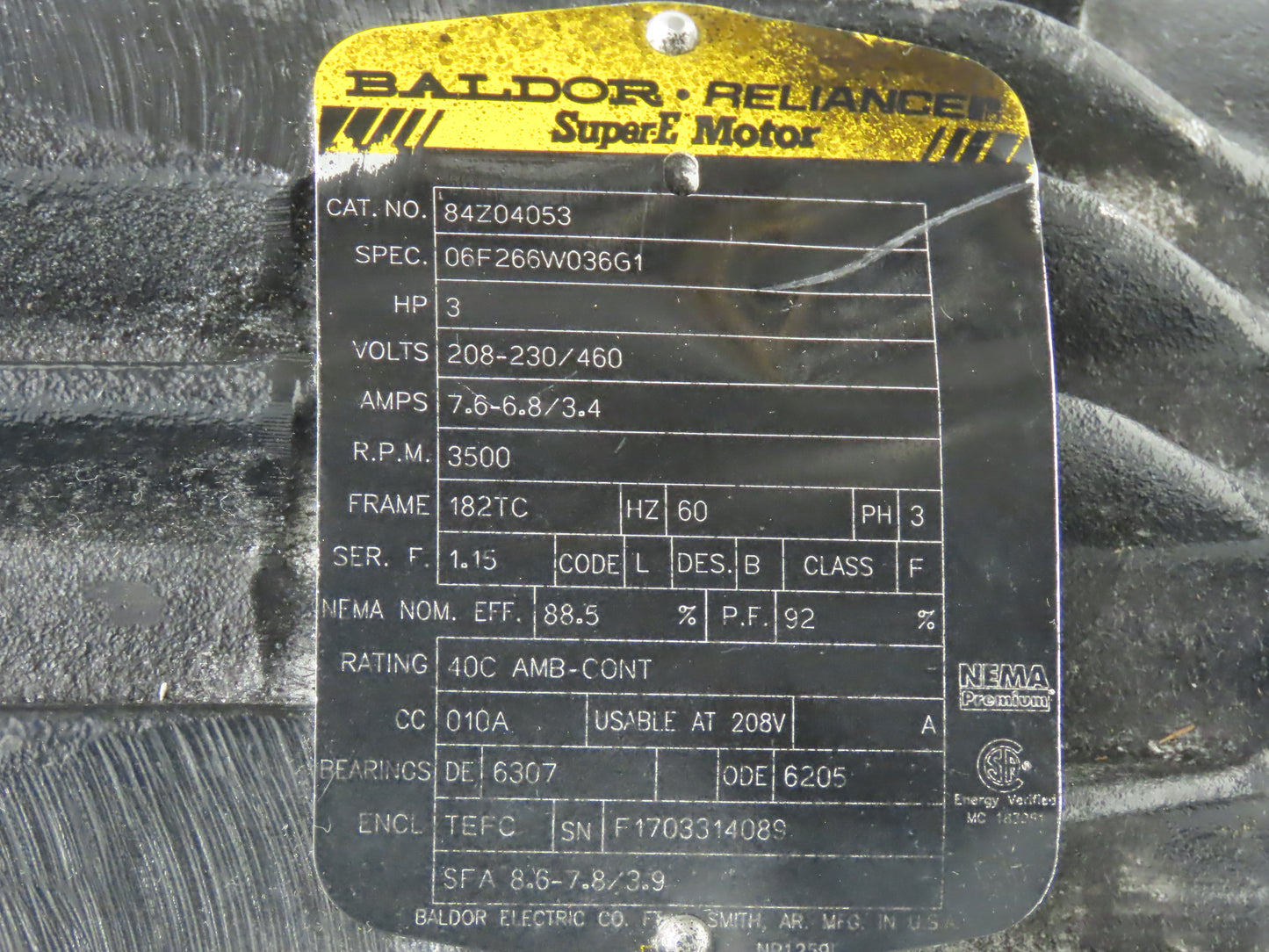 Grundfos CR5-7 A-FGJ-A-V-HQQV Inline Centrifugal Pump 1-3/8" Flanged 230/460V