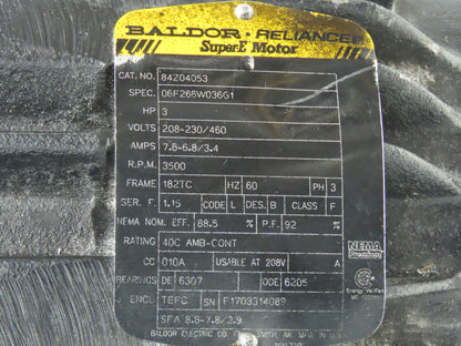 Grundfos CR5-7 A-FGJ-A-V-HQQV Inline Centrifugal Pump 1-3/8" Flanged 230/460V