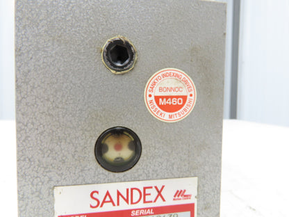 Sankyo Sandex 7FN-R2322R-S3VW1/X Rotary Indexer Drive Roller Gear Cam Dual Shaft